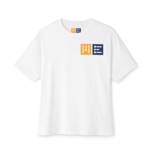 Mode Effect "ME" Glyph Unisex Oversized Boxy Tee, Casual Summer Shirt, Graphic Tee, Everyday Wear, Streetwear Fashion