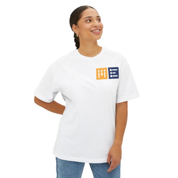 Mode Effect "ME" Glyph Unisex Oversized Boxy Tee, Casual Summer Shirt, Graphic Tee, Everyday Wear, Streetwear Fashion - Image 3