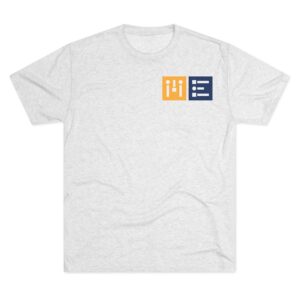 Mode Effect ME Glyph Tri-Blend Graphic Tee, Casual Everyday Wear, Gift for Him or Her, Graphic Tee for Events, Comfortable Fashion