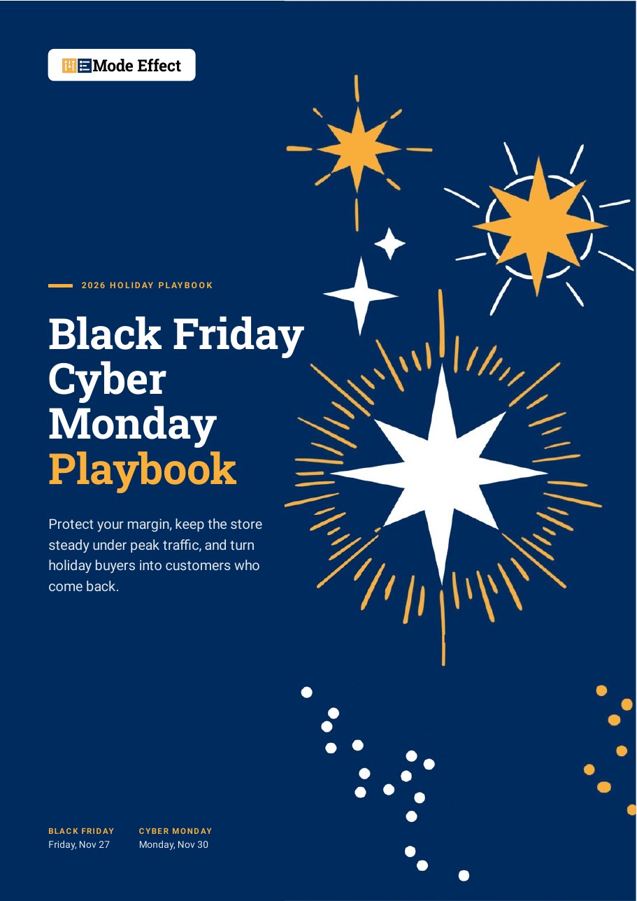 Cover of the 2026 Black Friday Cyber Monday Playbook